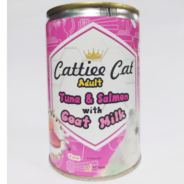 MAKANAN KALENG ANAK KUCING DAN DEWASA CATTIEE CAT 405 GR