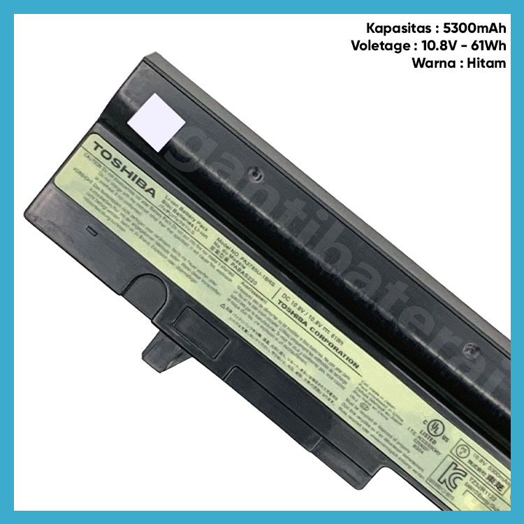 Baterai Toshiba NB303 NB305 PA3785 PA3784 NB304 Original