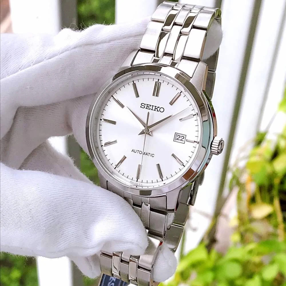 Seiko Automatic SRPH85K1 Classic Silver - Jam Tangan Pria SRPH85