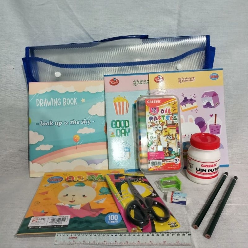 

PAKET EKSKLUSIF ALAT TULIS | PAKET ALAT TULIS TAB | LEARNING KITS