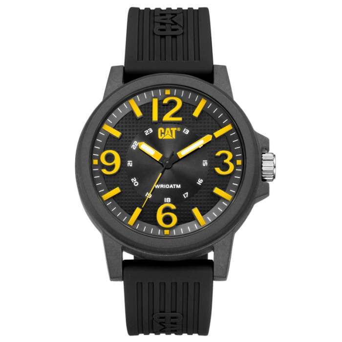 CATERPILLAR CAT LF.111.21.137 Jam Tangan Pria Rubber Polycarbonate
