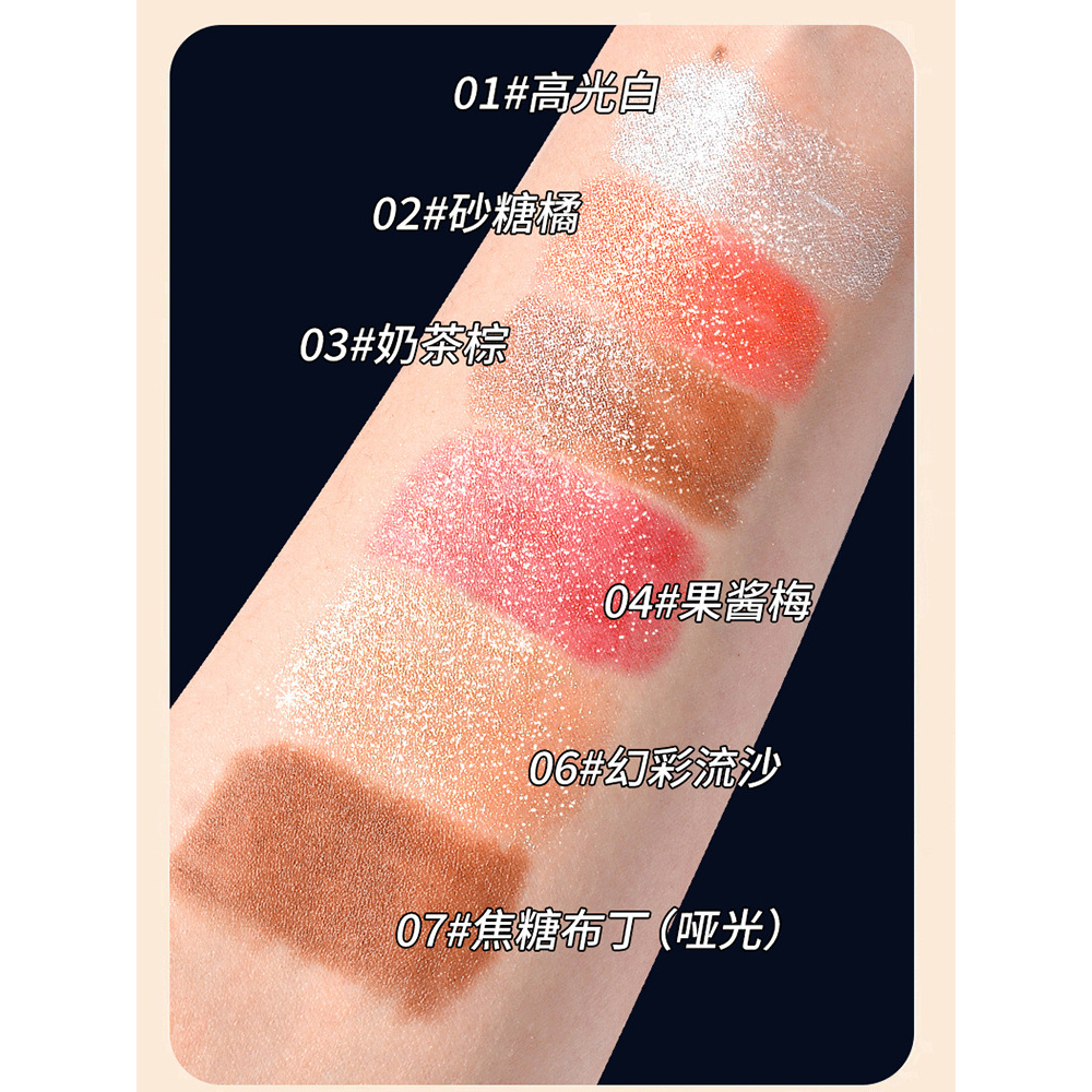 Bayangan Mata riasan mata malas pensil eyeshadow stabilo pena ulat sutra berbaring tongkat eye shadow ujung ganda Penyorot riasan mata tanpa noda