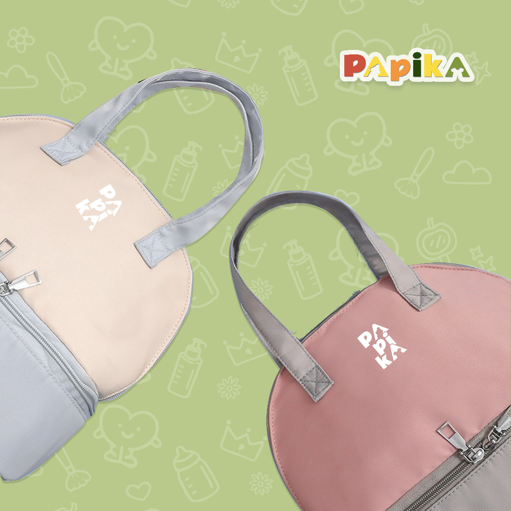 Papika Tas Bekal Cooler bag Alumunium Foil Lunch bag / Tote bag Waterproof Insulation Cold Bales lunch