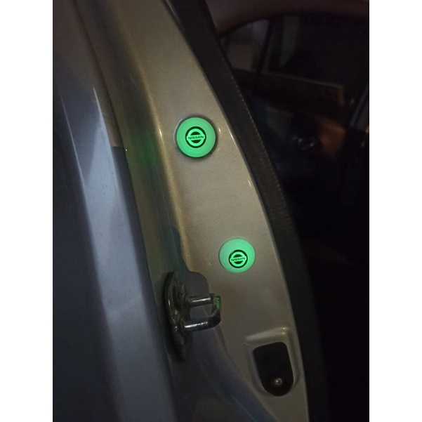 Pelindung Pintu Mobil Silicon Anti tabrakan Stiker shockproof luminous [ASP1pcs]