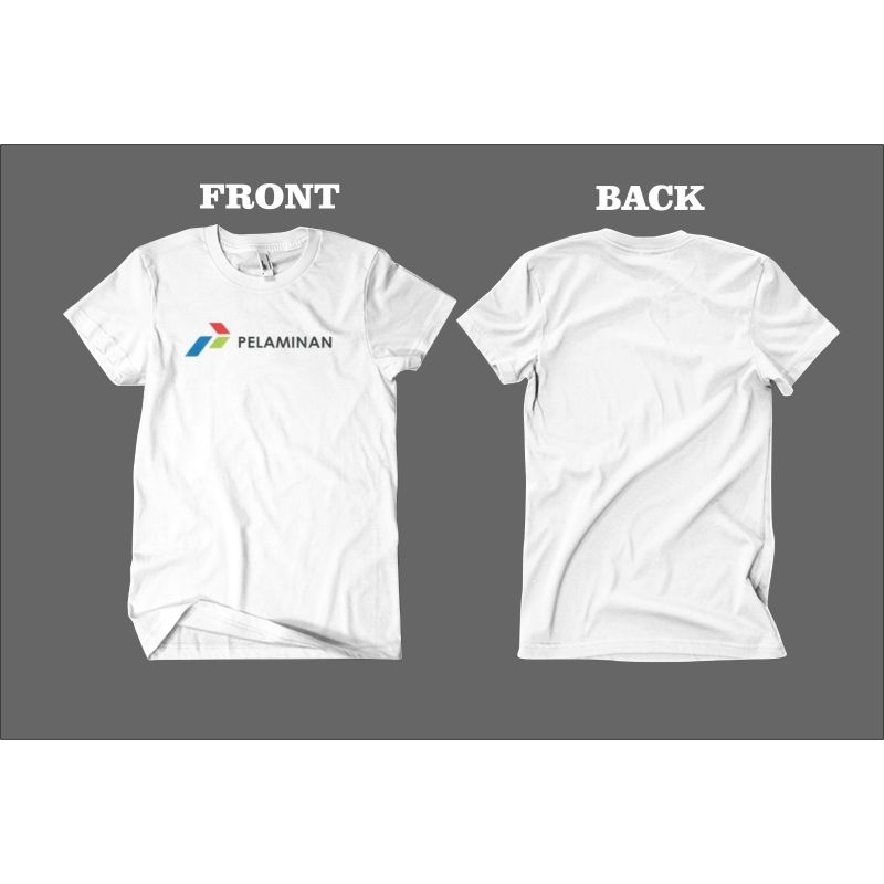 Kaos Pelaminan Logo Pertamina // Kaos pria wanita lengan pendek // kaos cotton combed 30s