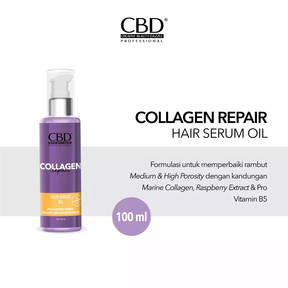 ❤ MEMEY ❤ CBD Professional Collagen Repair Hair Serum Oil 100ml