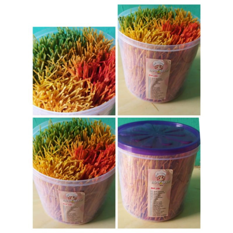 

mie lidi mix rasa ya gaess / mie lidi toples