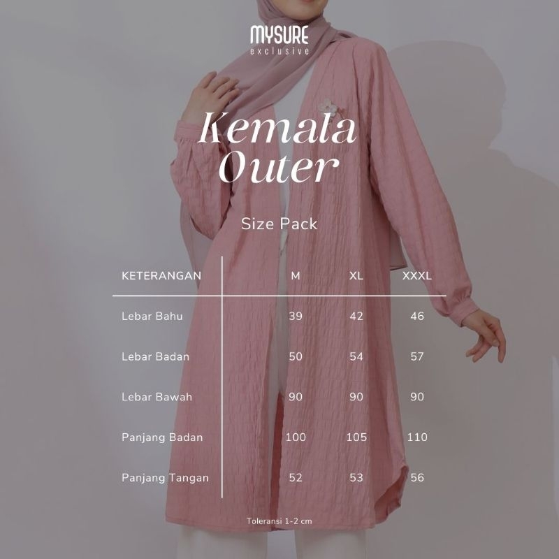 ATASAN LONG OUTER KEMALA  BY MYSURE