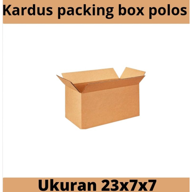 

Kardus Packing Box Polos Uk 23x7x7