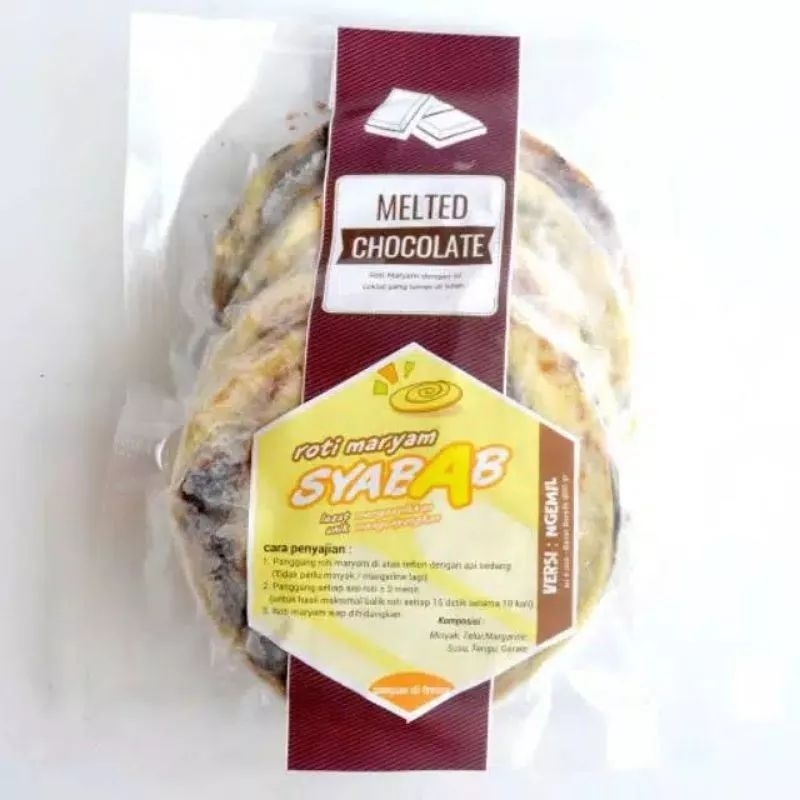 

BEST SELLER!!! [ISI 5] Roti Maryam / Canai / Cane - Melted Chocolate