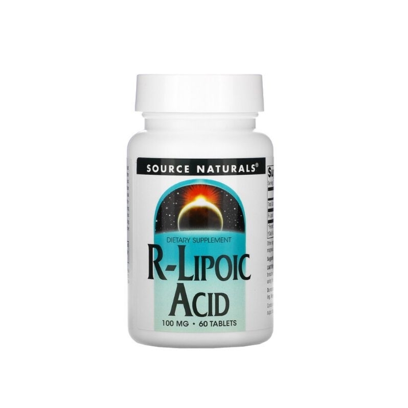 Source Naturals R-Lipoic Acid 100 mg 60 Tablets
