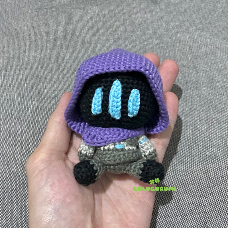 Omen Valorant Boneka Rajut Amigurumi