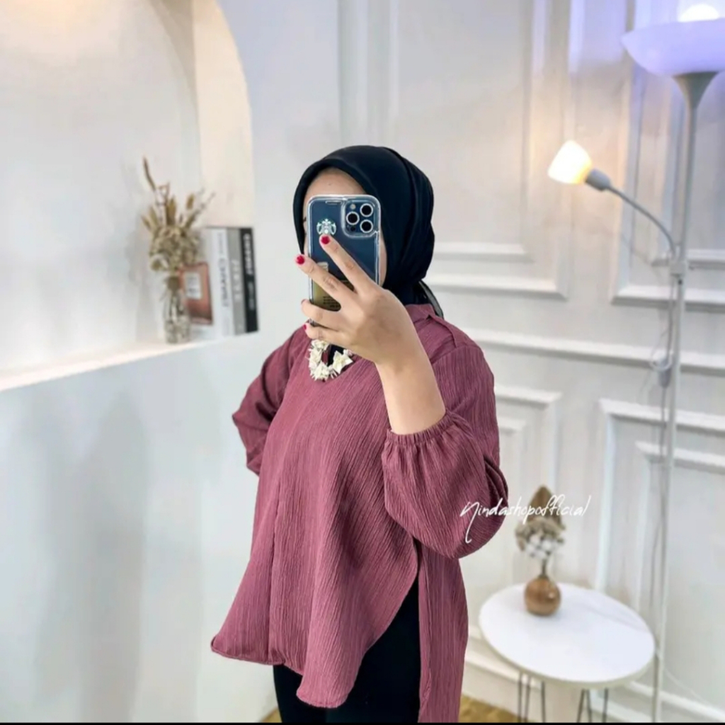 Livia Blouse // Blouse wanita polos