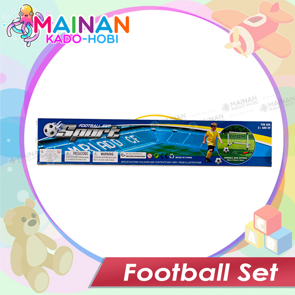 SET HADIAH ULANG TAHUN MAINAN  OLARAGAH ANAK MINIATUR GAWANG SEPAKBOLA FOOTBALL SPORT TOYS