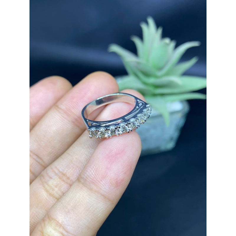 CINCIN BERLIAN HARGA PENGRAJIN BERLIAN 0.70carat EMAS PUTIH 40% 10K BERLIAN BANJAR, BERLIAN EROPA, C