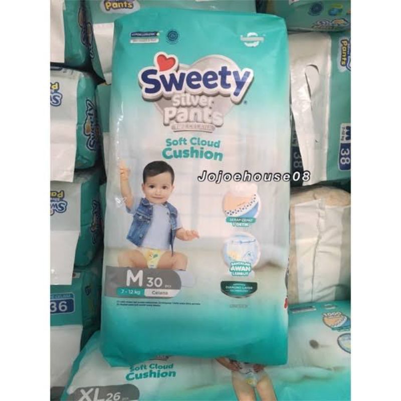 Popok Sweety Silver Pants M 30