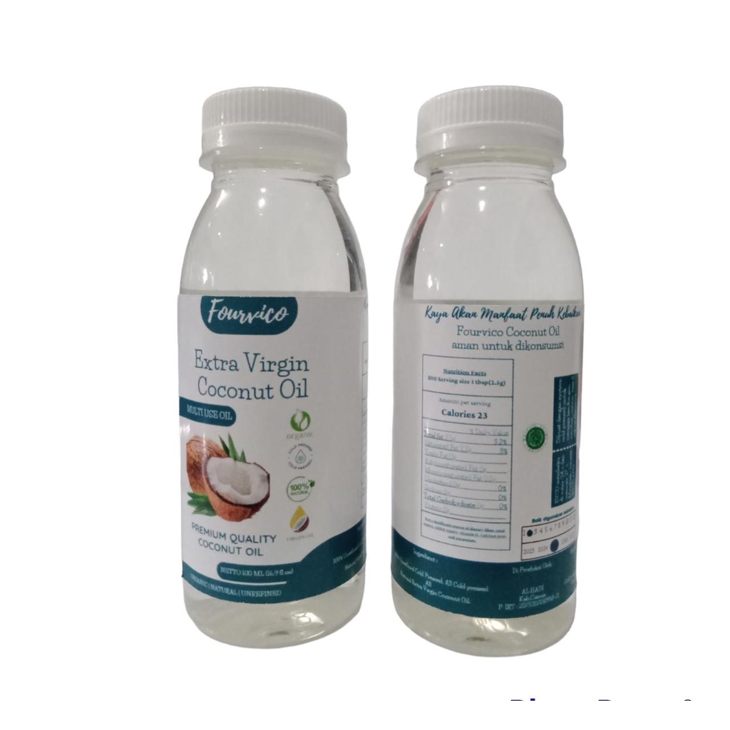 

VCO I MINYAK KELAPA MURNI I VIRGIN COCONUT OIL FOURVICO 100 ML