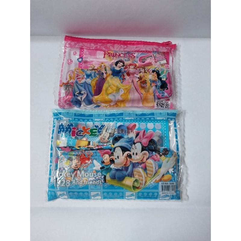 

Set alat tulis sekolah anak karakter free pouch