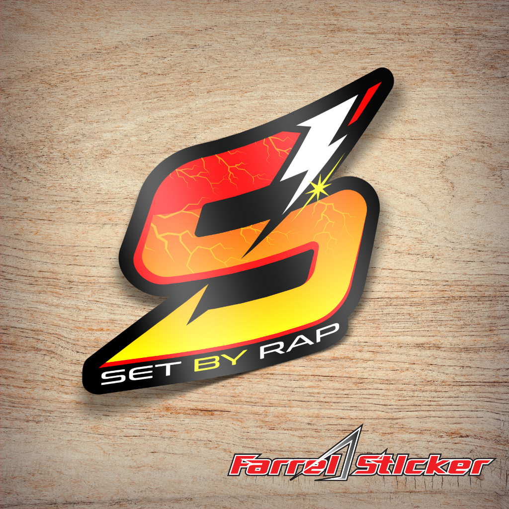 Sticker Set By Rap stiker logo S setbyrap