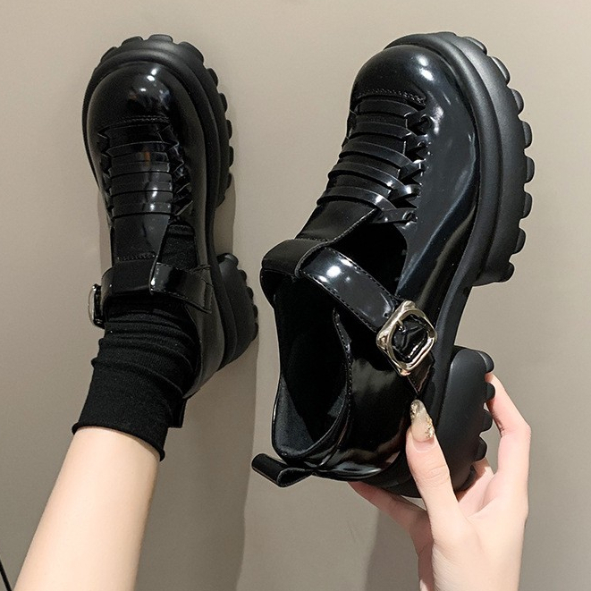 AVANCEID 1927 Sepatu Sneakers Boots Wanita Kerja Docmart Hitam Import