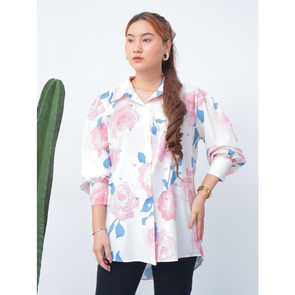 Kemeja Silk Sasy Oversize - 2301.02.054