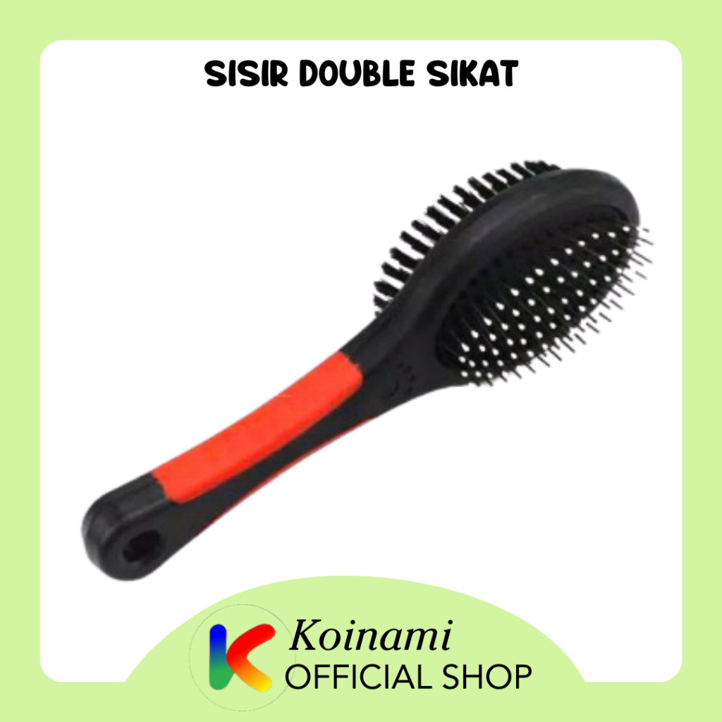 SISIR DOUBLE SIKAT / SISIR KUCING / SISIR ANJING / GROOMING / AKSESORIS ANJING KUCING