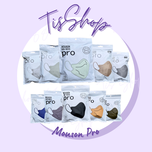 TERBARU MASKER MOUSON KN95  PRO/MASKER KN95 PRO 5PLY  MOUSON PRO DISPOSABLE  FACE MASK ISI 10PCS