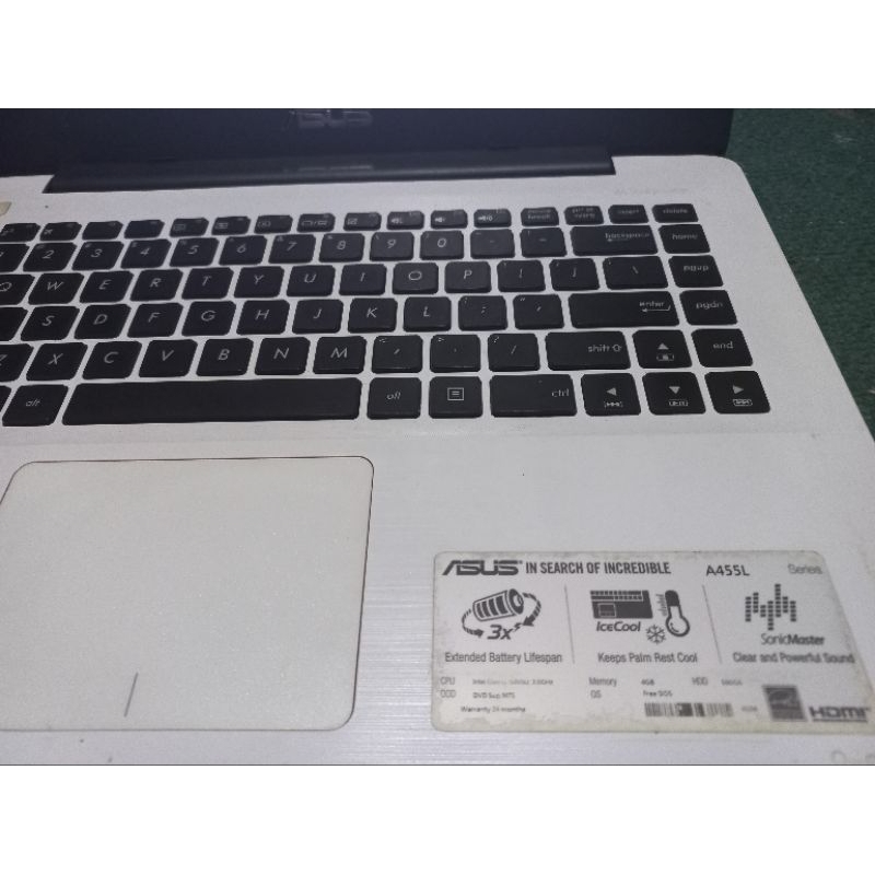 laptop ASUS A455l