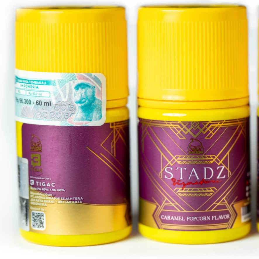 Stadz Signature Caramel Popcorn 60ML by Vape Zoo x Muhammad Hariri AA