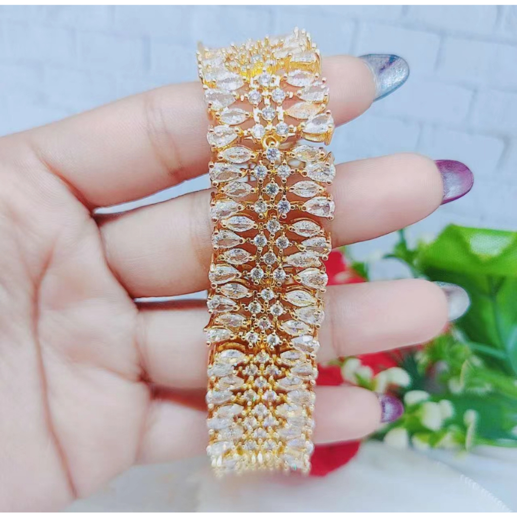 Gelang Xuping Permata Full Cantik Perhiasan Fashion R140