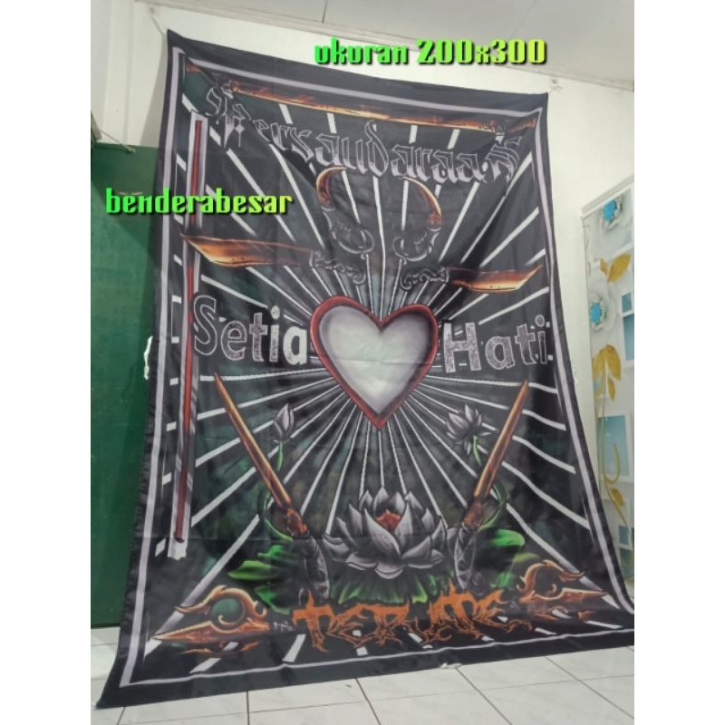 Bendera PSHT Custom Gratis Stiker