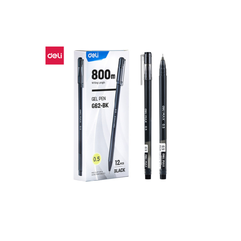 

PULPEN DELI GEL PEN G62-BK