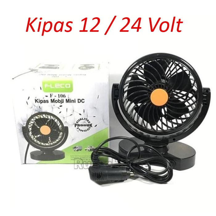 Kipas Angin Mobil 6 inch DC 12V Kipas Angin mini Aki Mobil 6" Kipas Angin DC Car Fan