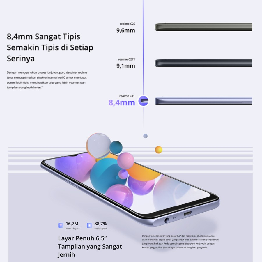 Realme C31 4/64 GB - 3/32 GB Garansi Resmi Realme C 31 4 GB 64 GB 3 GB 32 GB