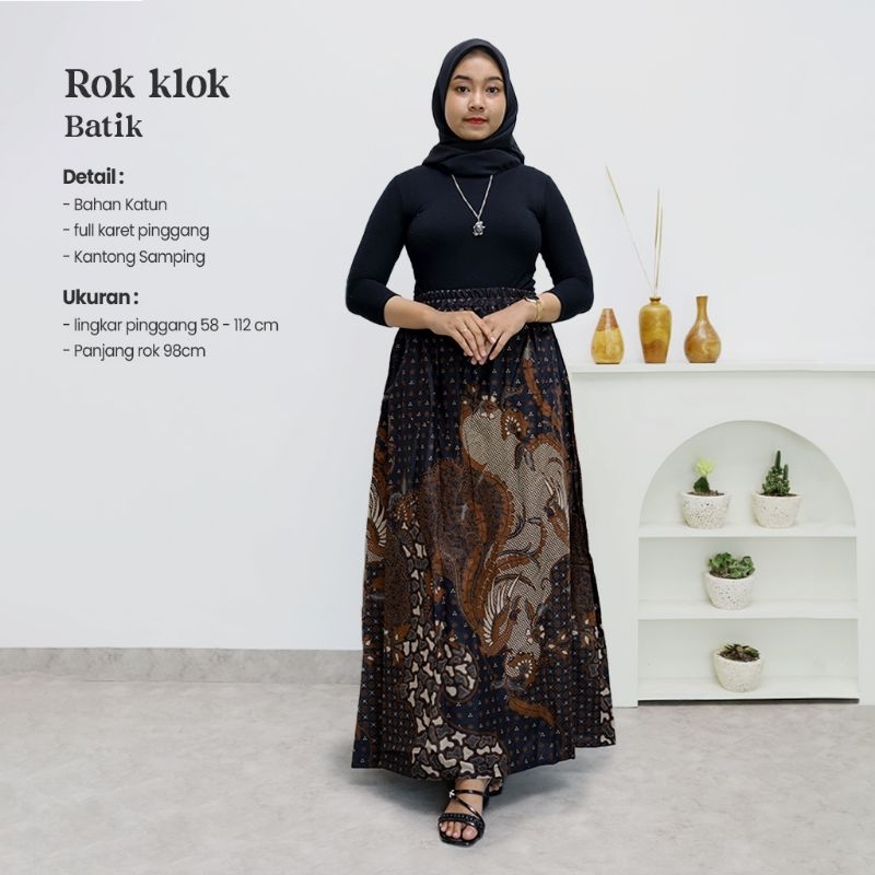 Rok Klok Batik All Size - Naira Batik