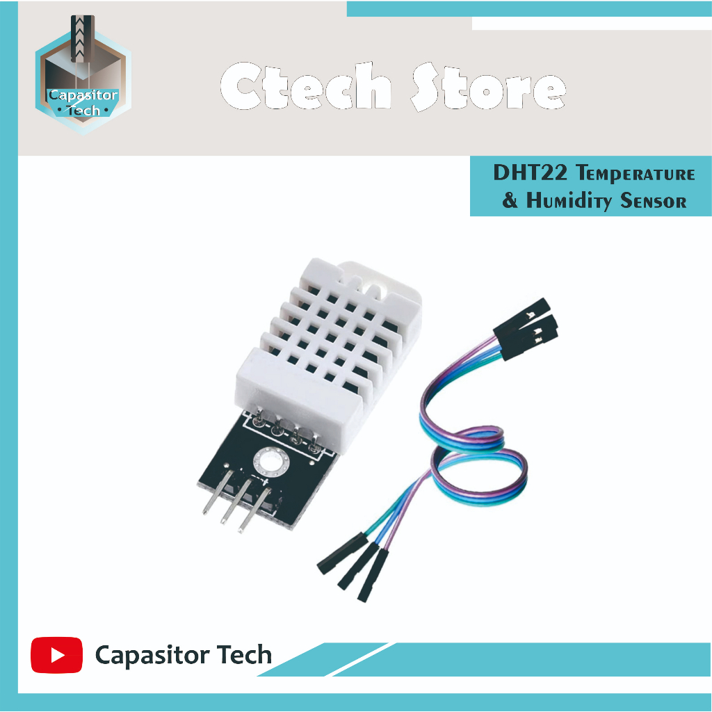 DHT22 Temperature dan Humidity Sensor Sensor Suhu dan Kelembaban Module