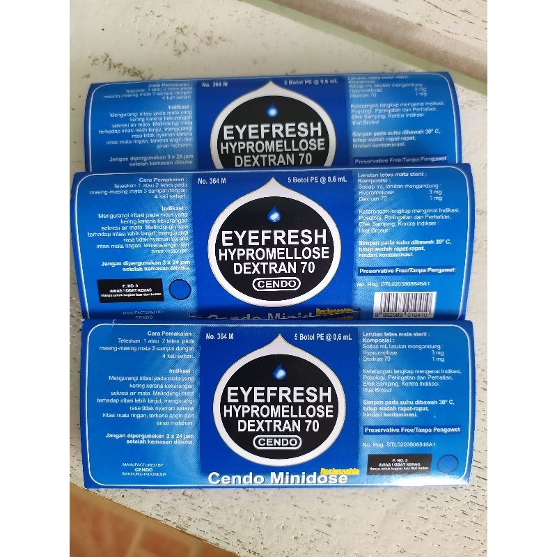 Eyefresh Cendo Eyefresh Minidose isi 5