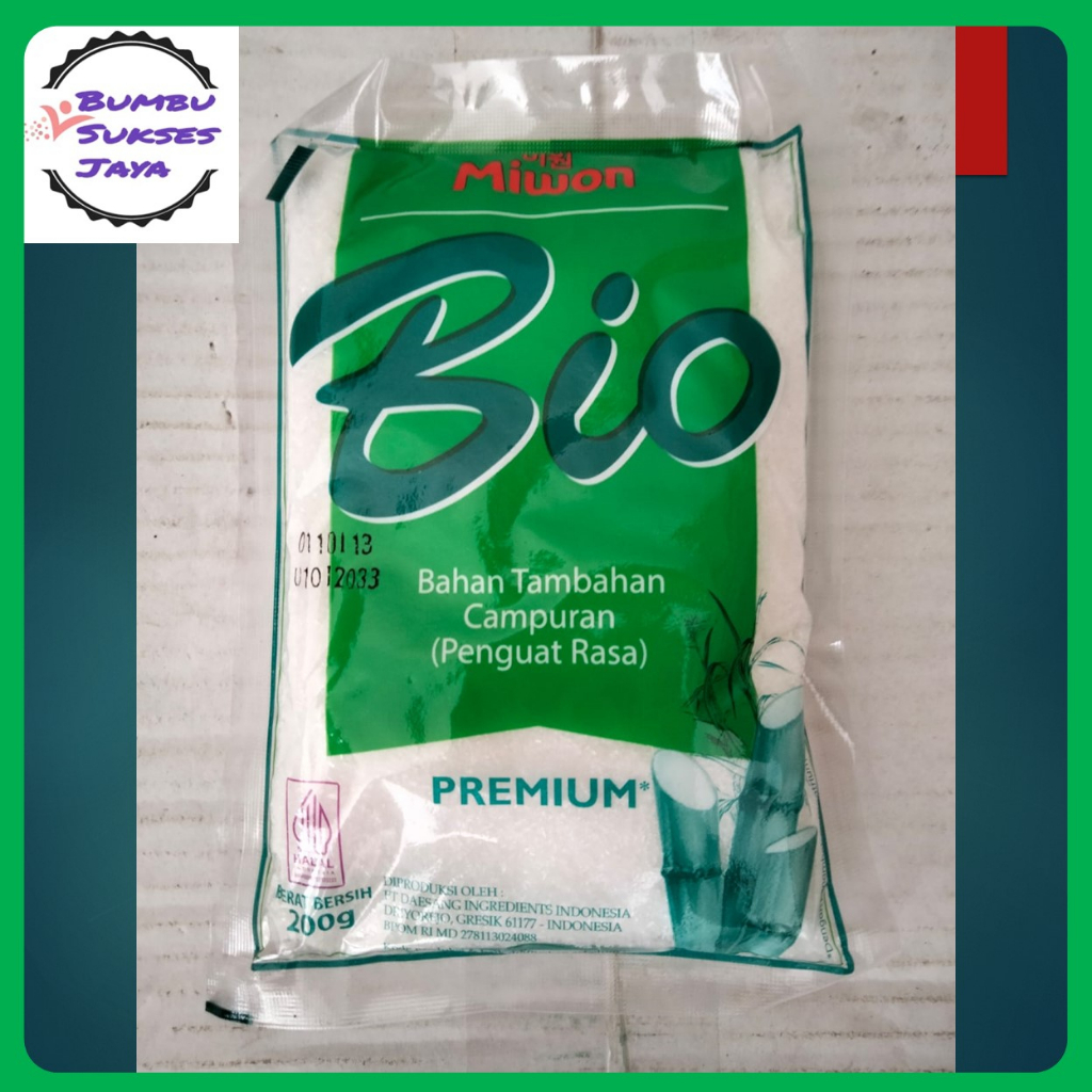 bio miwon premium 200 gr - penyedap rasa miwon