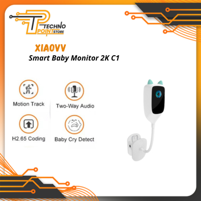 Xiaovv C1 Smart Security 2K Night Vision Cry Detection Baby Monitor