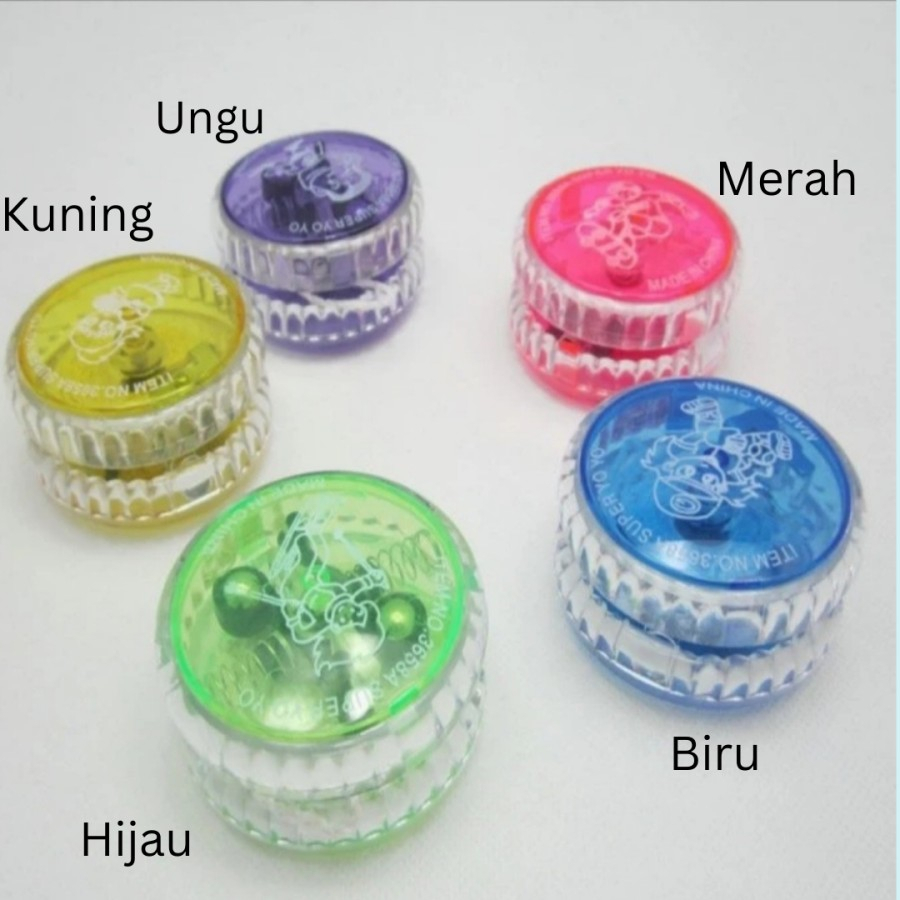 Mainan Yoyo LED Warna Warni