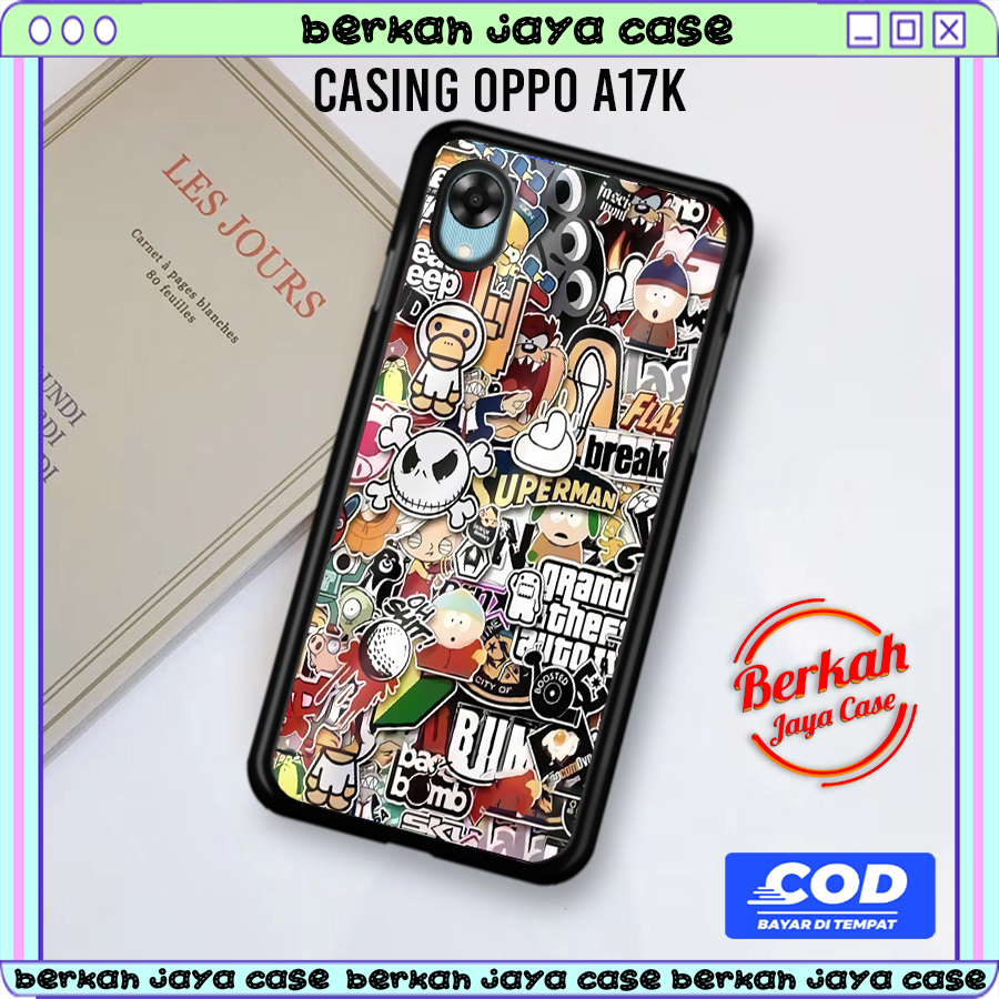 Case hp Oppo A17k Casing Hp Oppo A17k Casing [ GRAFITYTLSN ] Casing Terbaru Case Karakter Lucu Casin