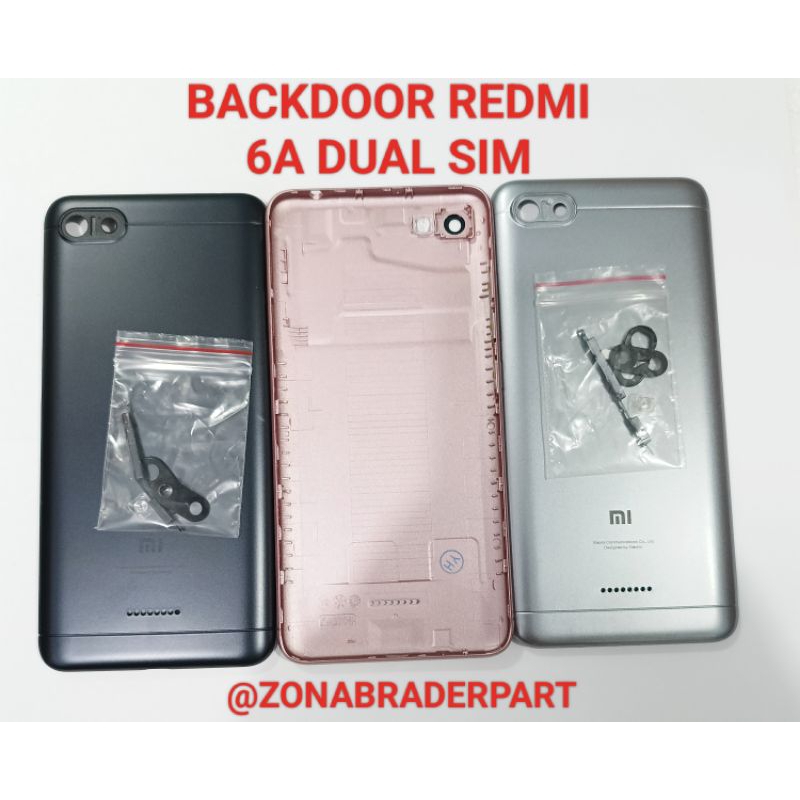 BACKDOOR REDMI 6A DUAL SIM