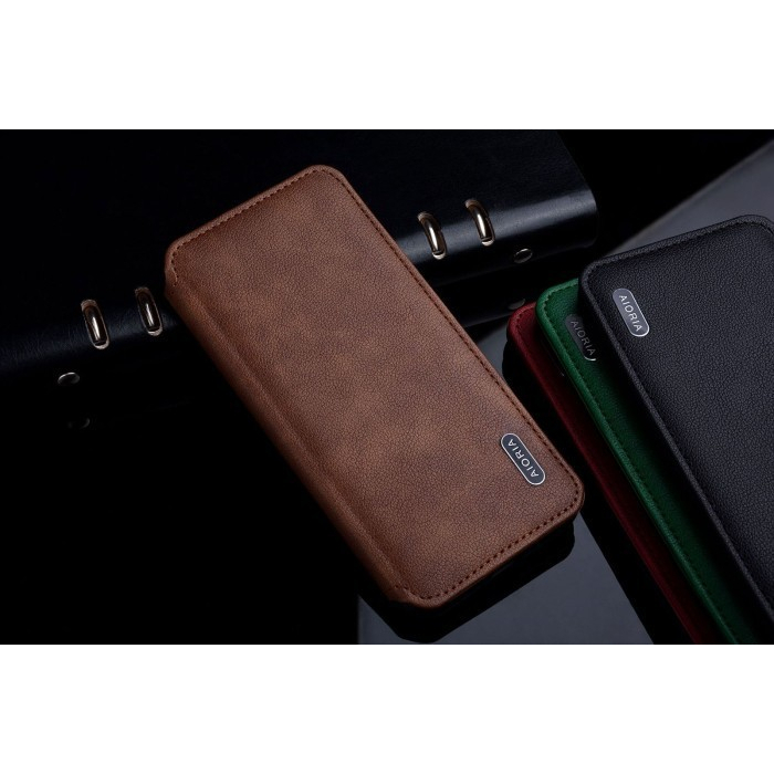LEATHER FLIP CASE AIORIA SAMSUNG NOTE 9 / NOTE 10 / NOTE 10 PLUS CASE LEATHER FLIP CASE AIORIA LEATH