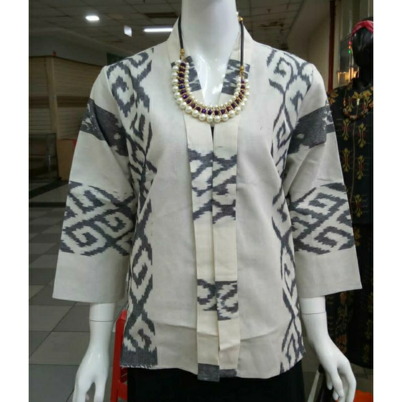 TERMURAH OUTER WANITA PUTIH TULANG READY STOCK