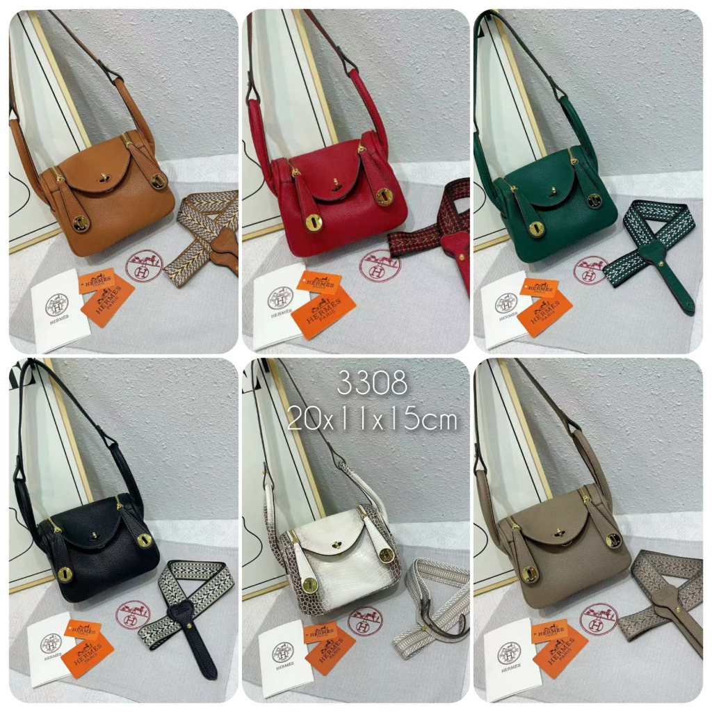 Ready!!mini bag Lindy wanita kulit jeruk import ukuran 20cm kode 3308