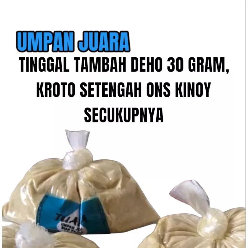 Umpan ikan mas induk siap pakai paling gacor