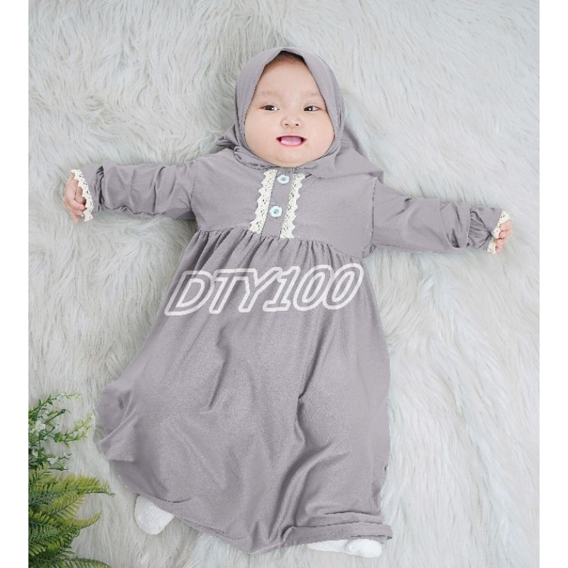 Baju bayi perempuan newborn IQLiMa 0-6 bulan 6-12 bulan 12-18 bulan