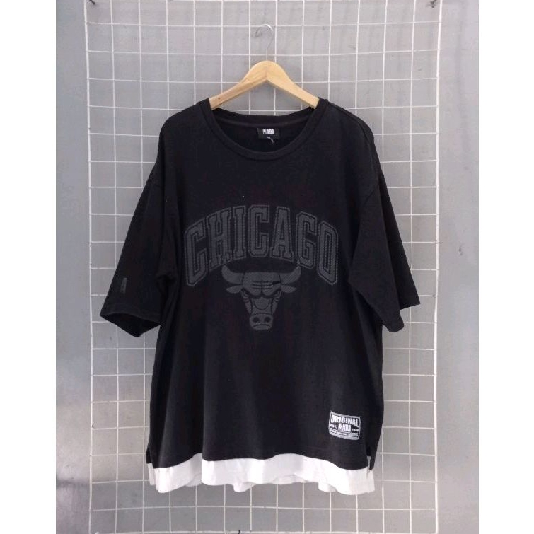 Kaos chicago bulls second thrift thrifting preloved vintage XXL