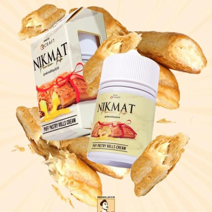 LIQUID NIKMAT V1 60ML PUFF PASTRY ROLLS CREAM