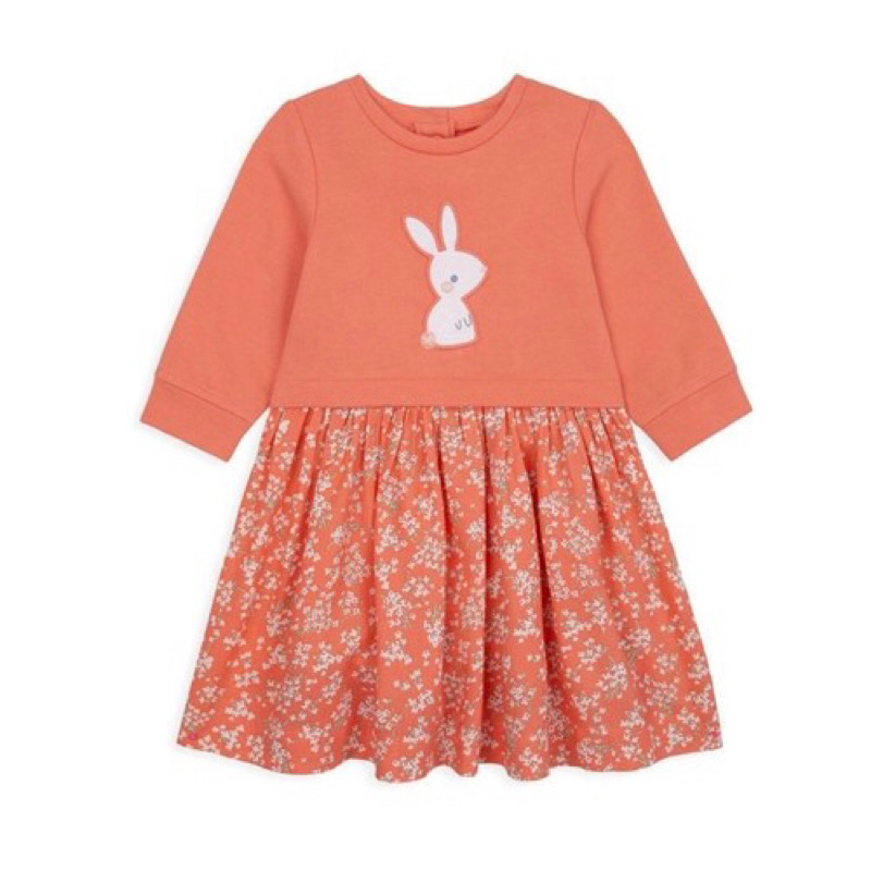 [PRELOVED] SALE Original Mothercare Bunny Twofer Dress - Dress Bayi Perempuan (Pink) Setelan